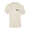 The 2024 Line-Up T-Shirt by Big Feastival is a plain off-white tee featuring Big Feastival in small black text on the left chest.