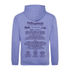 The Big Feastival 2025 Line Up Hoodie Violet by 2025 features black text on the back with festival music acts including Nile Rodgers & Chic, Faithless (DJ Set), Tom Walker, and more performers.